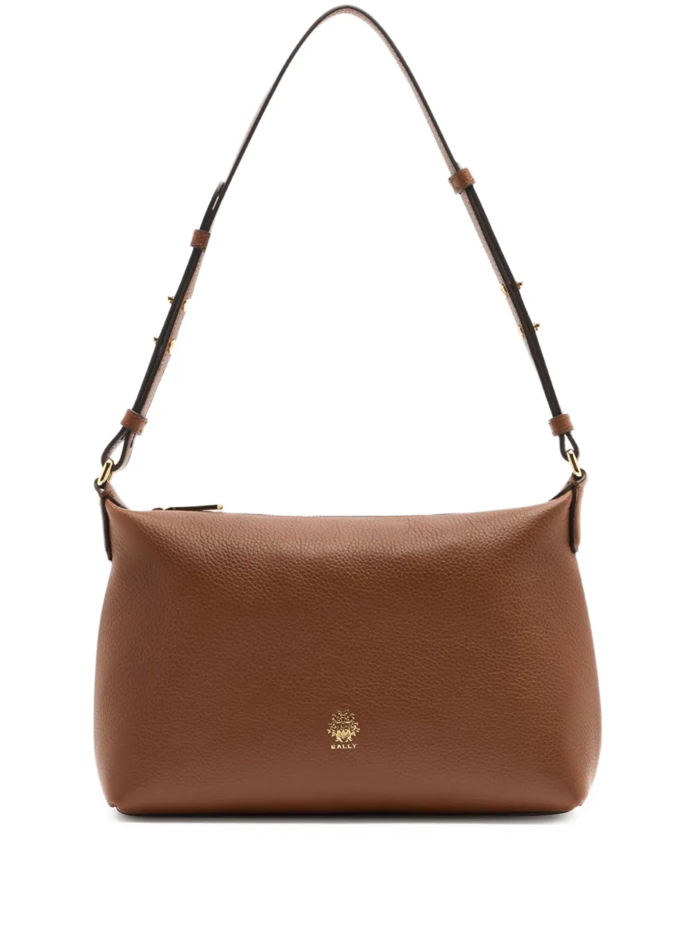 Bally Borsa a spalla Hera in pelle con zip - Marrone