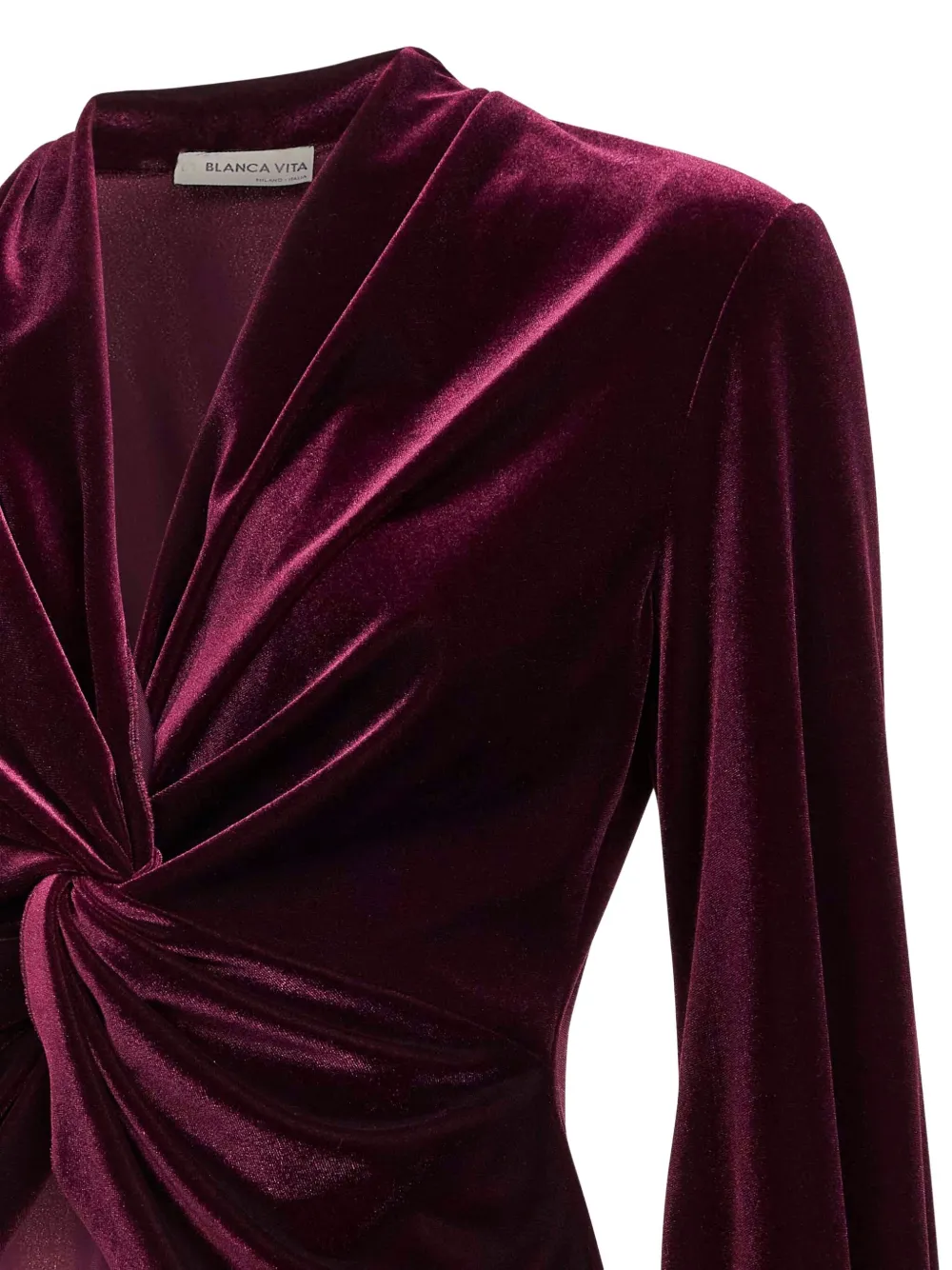 Blanca Vita Berik Blouse In Purple