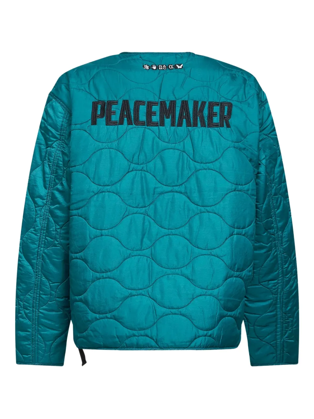 Oamc Peacemaker Quilted Puffer Jacket In Green