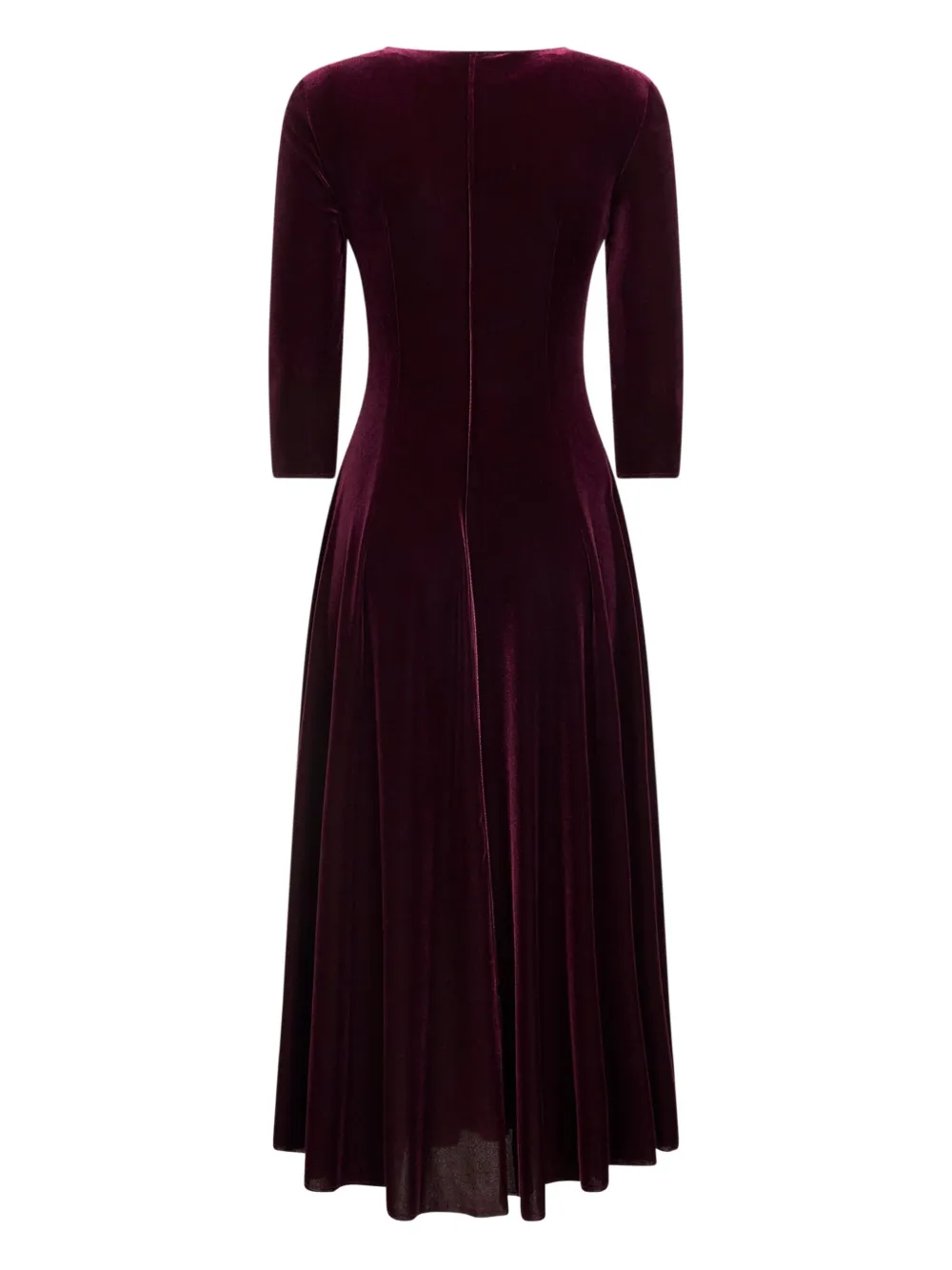 Blanca Vita flared midi dress - Paars