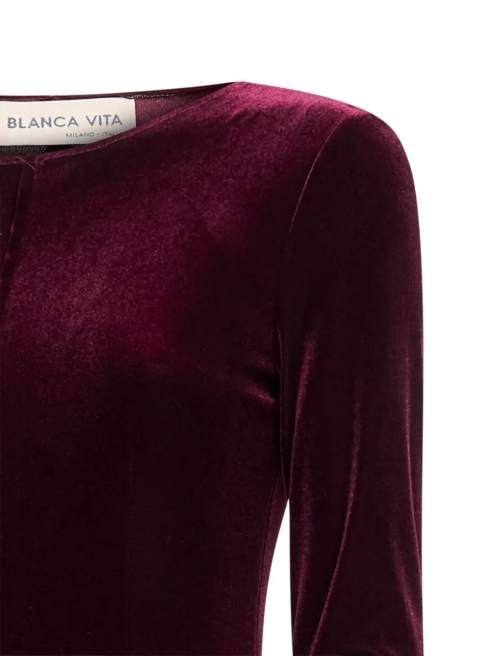 Blanca Vita Flared midi-jurk Paars