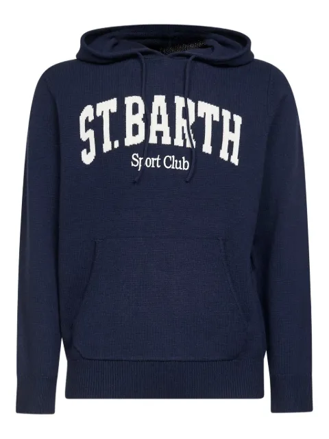MC2 Saint Barth logo-jacquard hoodie