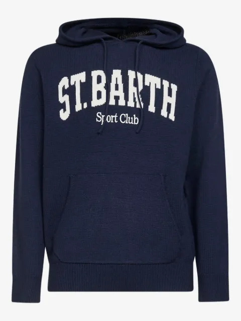 MC2 Saint Barth logo-jacquard hoodie