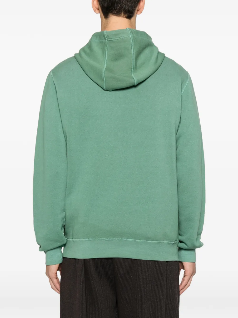 Filippo De Laurentiis Drawstring-fastening Cotton Hoodie In Green
