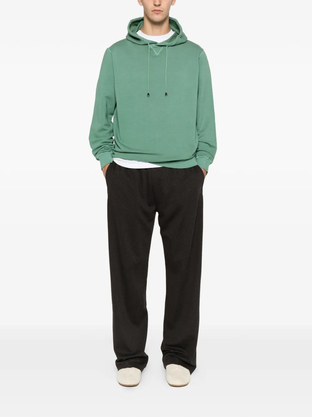Filippo De Laurentiis drawstring-fastening cotton hoodie | Hoodies | Image 2