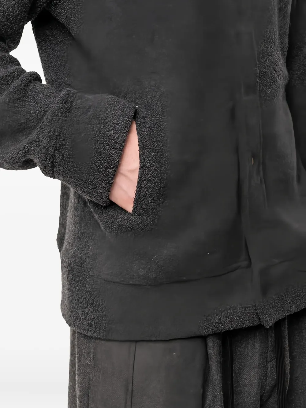 Andrea Ya'aqov Zip-up Hoodie In Gray