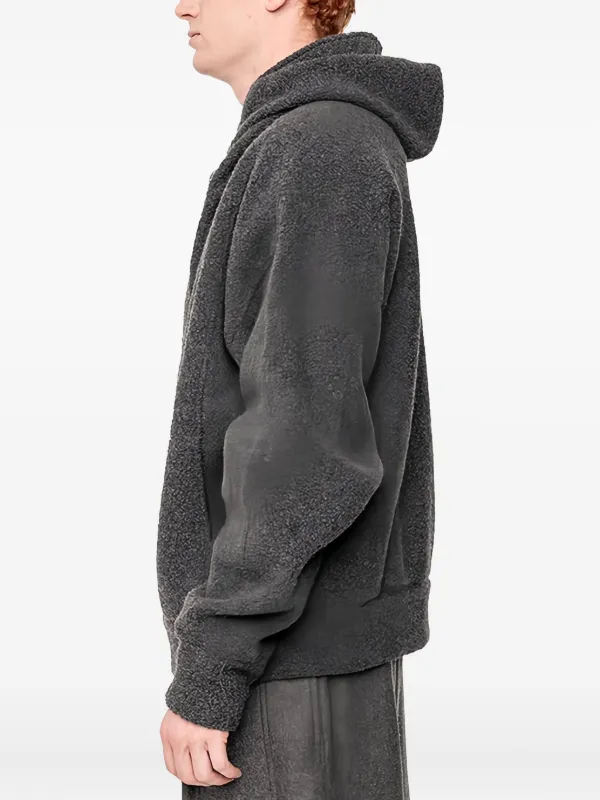 Andrea Ya'aqov zip-up Hoodie | Grey | FARFETCH ZA
