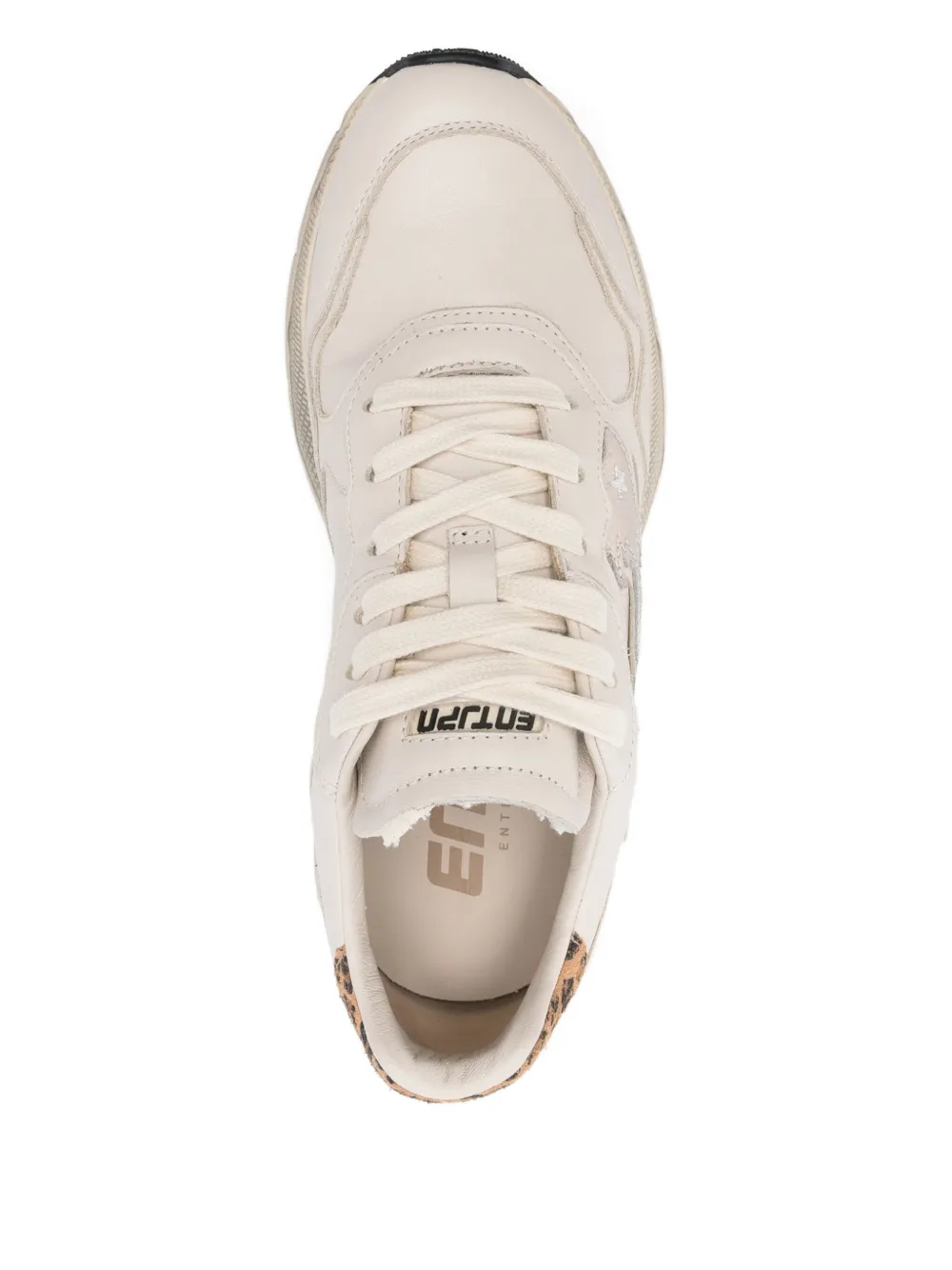 Enterprise Japan Leopard Detail Sneakers In Neutral