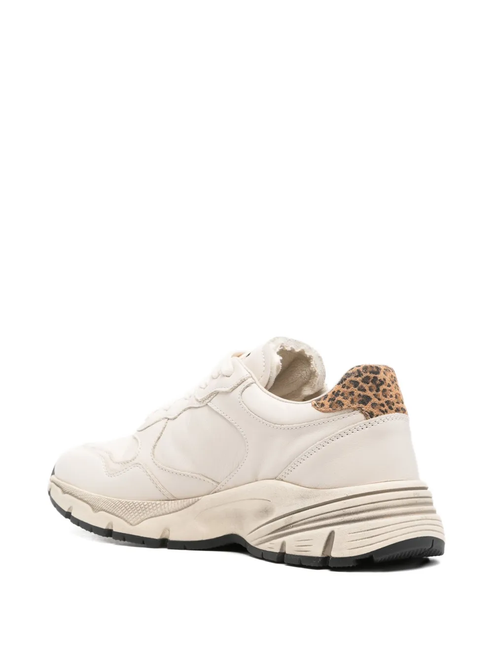 Enterprise Japan Leopard Detail Sneakers In Neutral