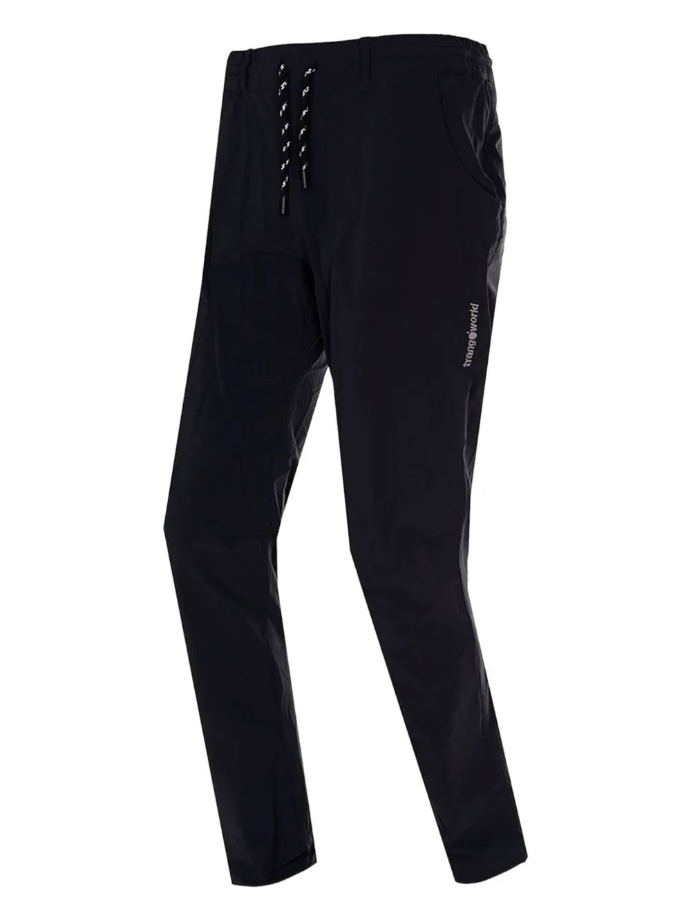 TRANGOWORLD drawstring-fastening track pants | Black | Image 1