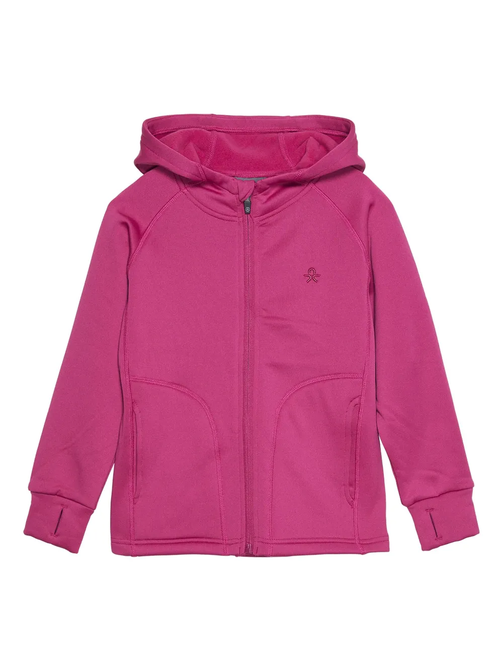 COLOR KIDS zip-up long-sleeve hoodie - ピンク COLOR KIDS zip-up long-sleeve hoodie - ピンク