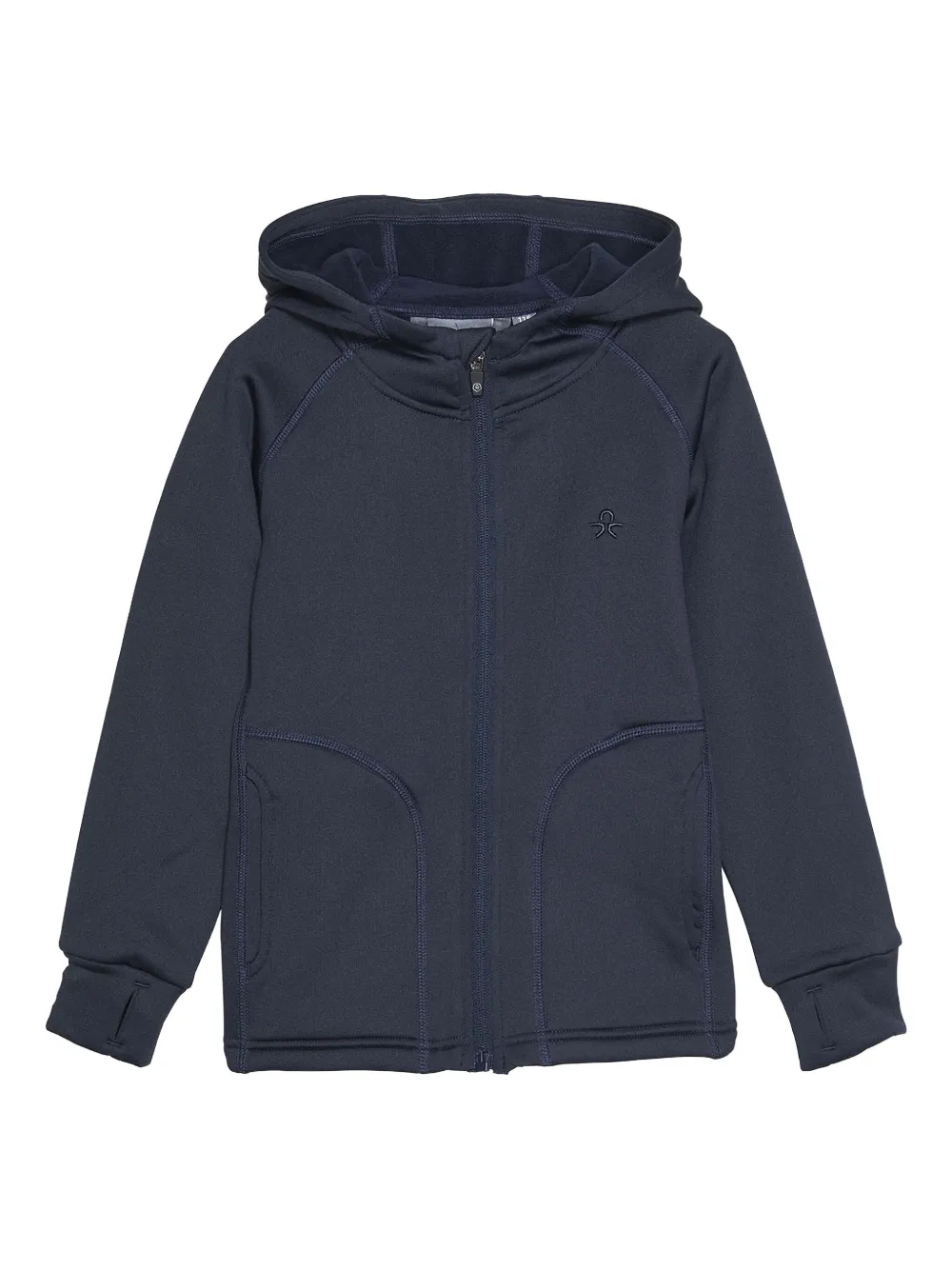 COLOR KIDS ジップアップ パーカー - ブルー