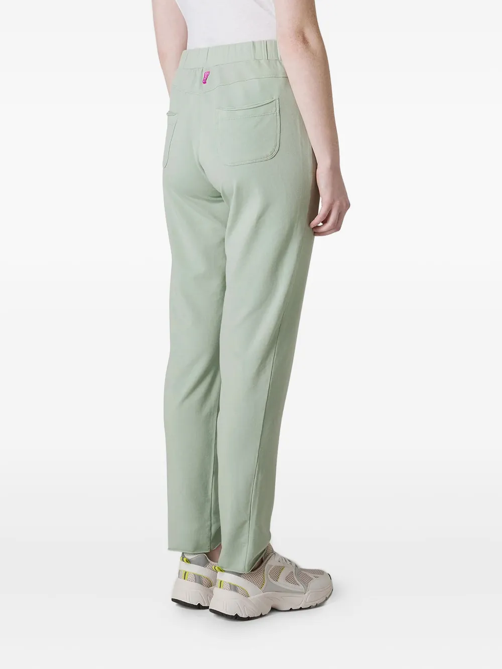 Deha Elastic-waist Side-pocket Trousers In Green