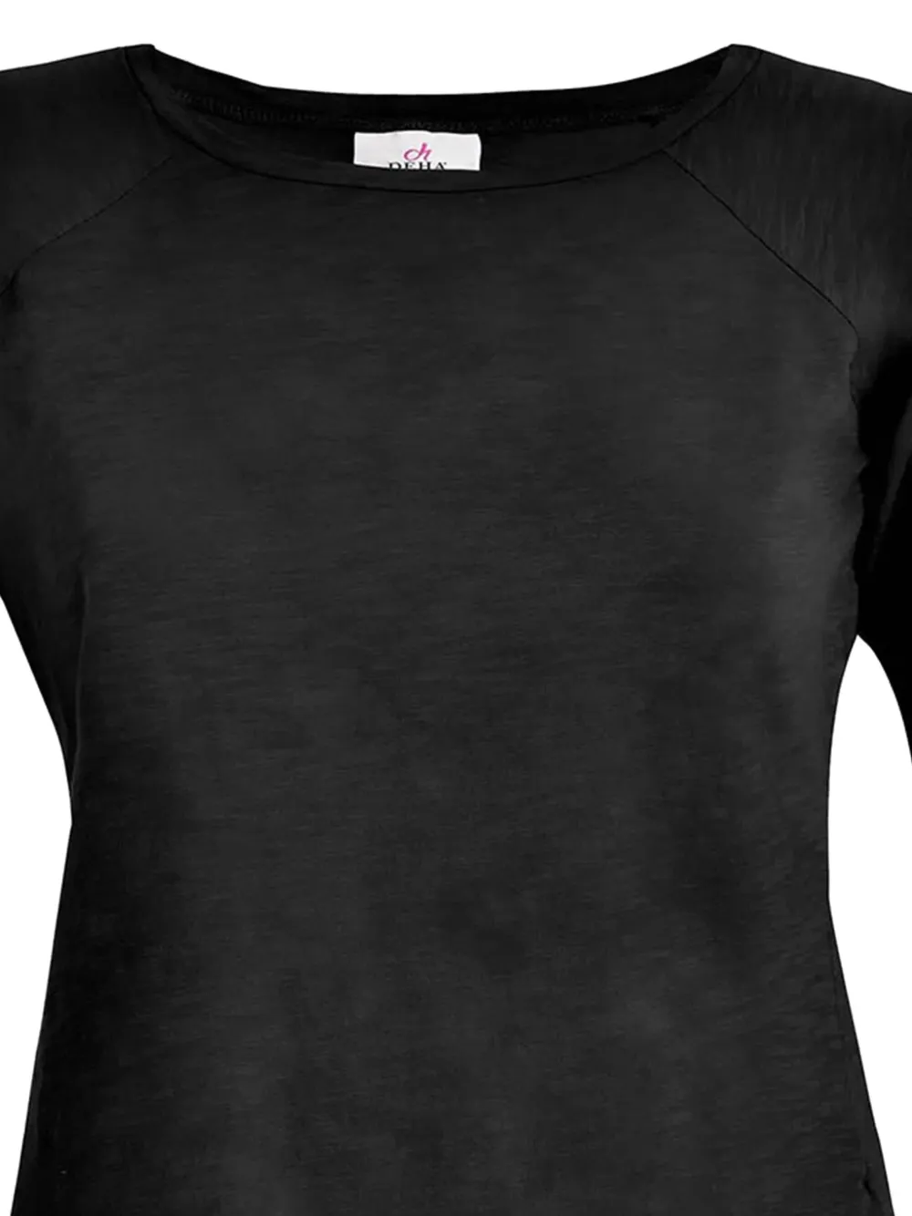 Deha Crew-neck Top In Black