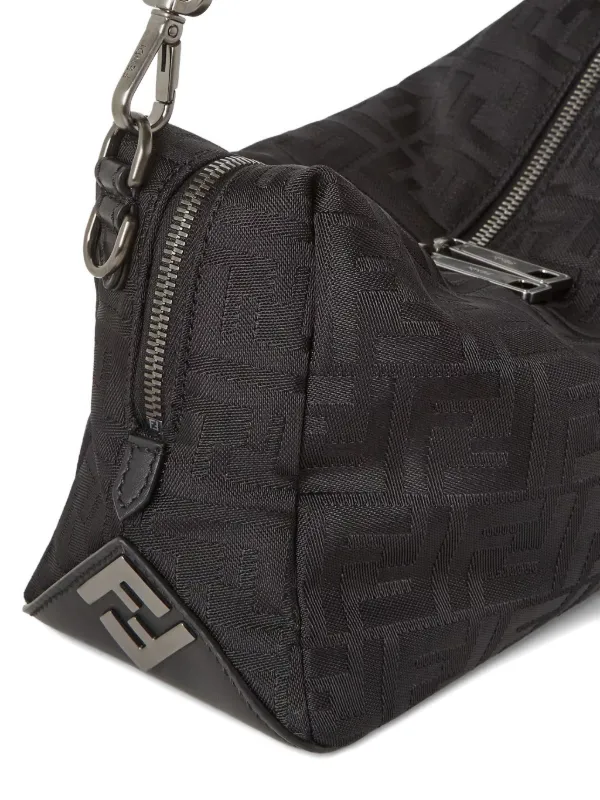FENDI ブラックスエードパーティーバッグ FENDI 7VA672 AVC6 F0SAJ NERO | ブラック | FARFETCH JP