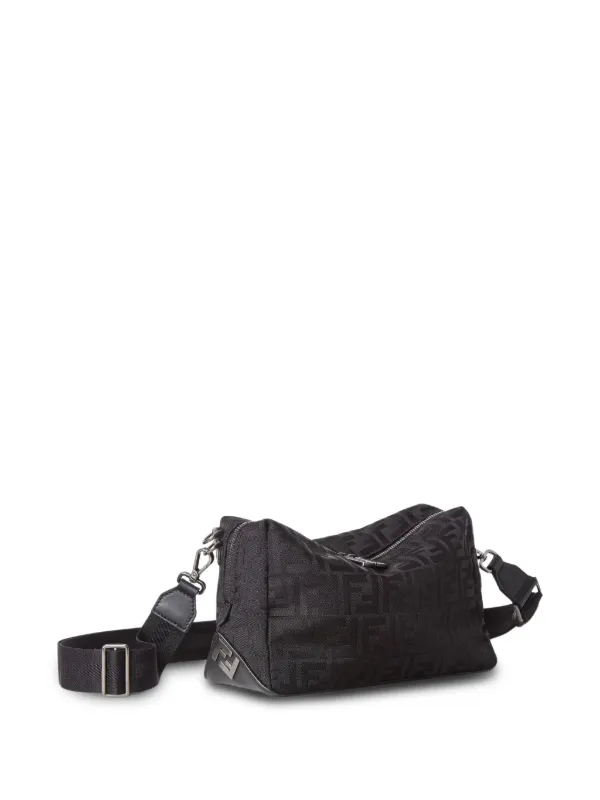 FENDI ブラックスエードパーティーバッグ FENDI フェンディ トートバッグ/ショッピングバッグ メンズ | メンズ