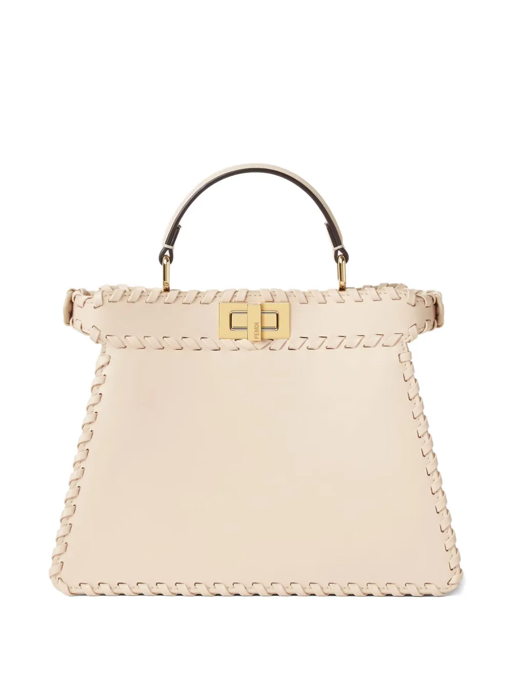 FENDI small Peekaboo ISeeU handbag - Beige