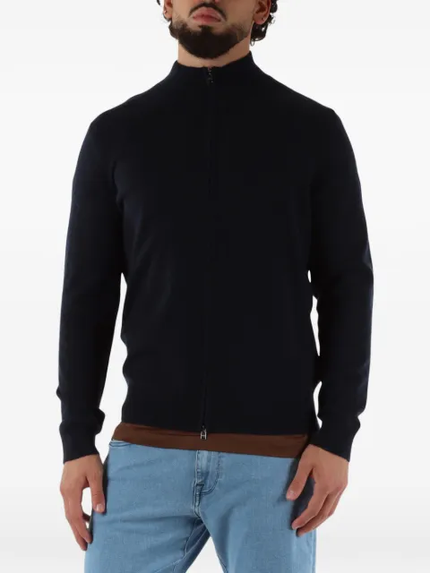 BOSS zip-up cashmere cardigan