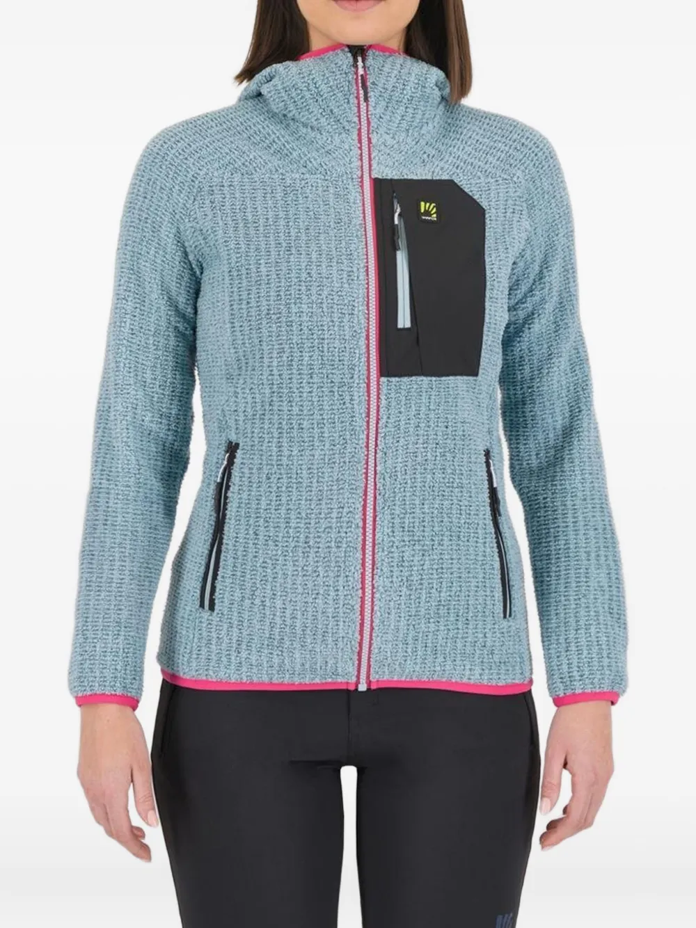 KARPOS Cardigan mit Reißverschluss - Blau