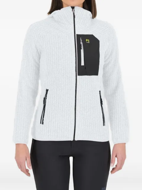 KARPOS zip hooded knitwear