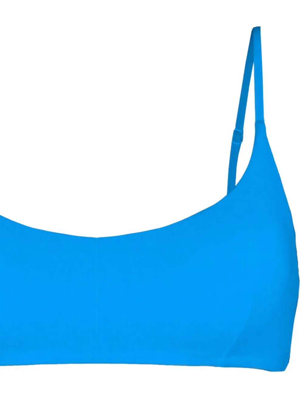 Mc2 Saint Barth Adjustable-strap Bikini Top In Blue