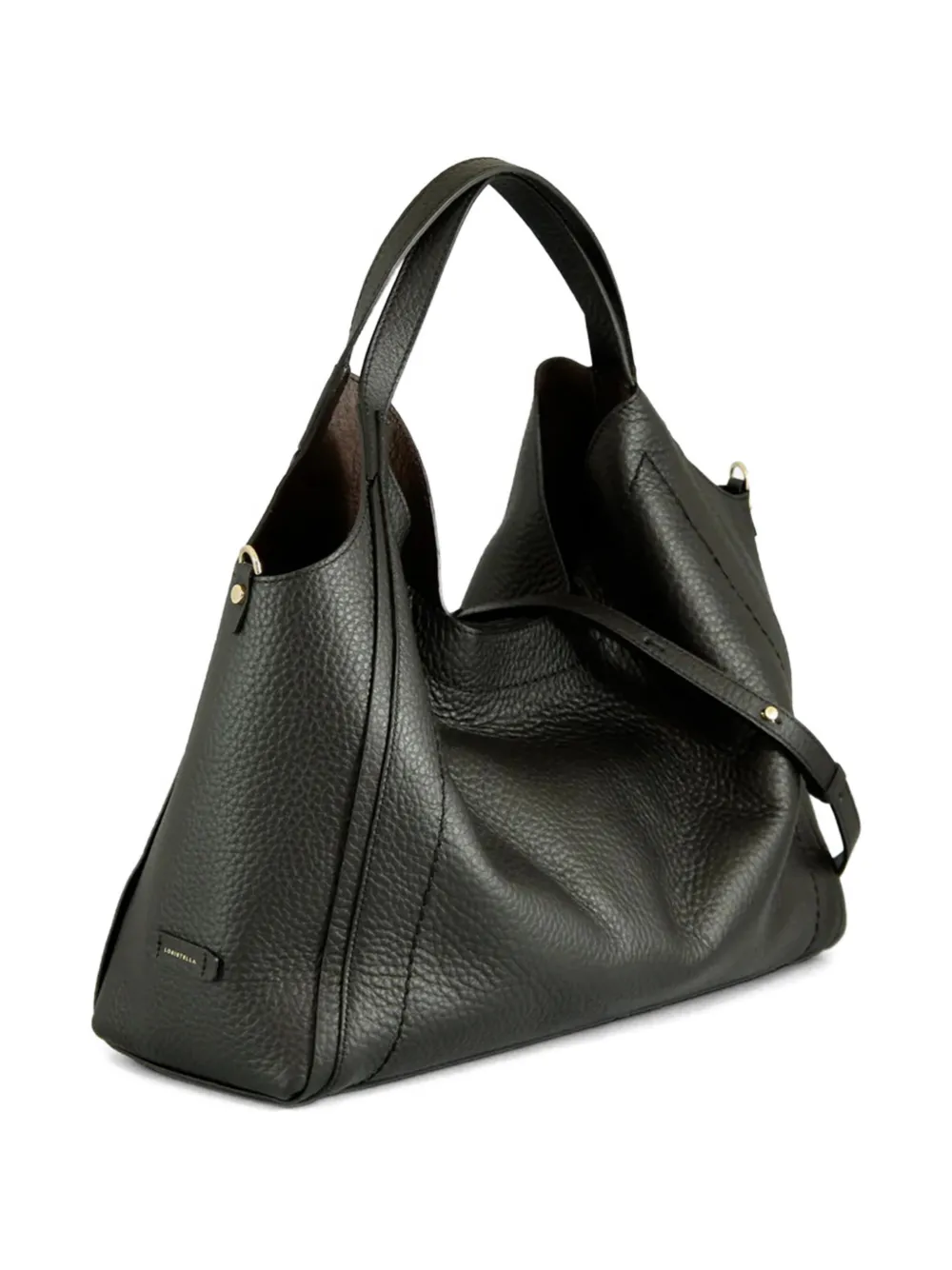 LORISTELLA Serena 2787 leren shopper - Zwart