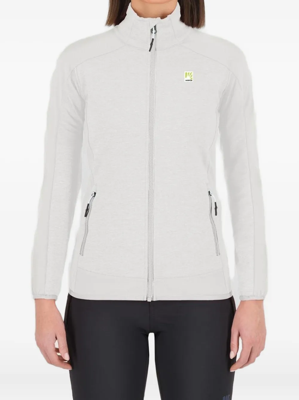 KARPOS Felpa con zip - Bianco