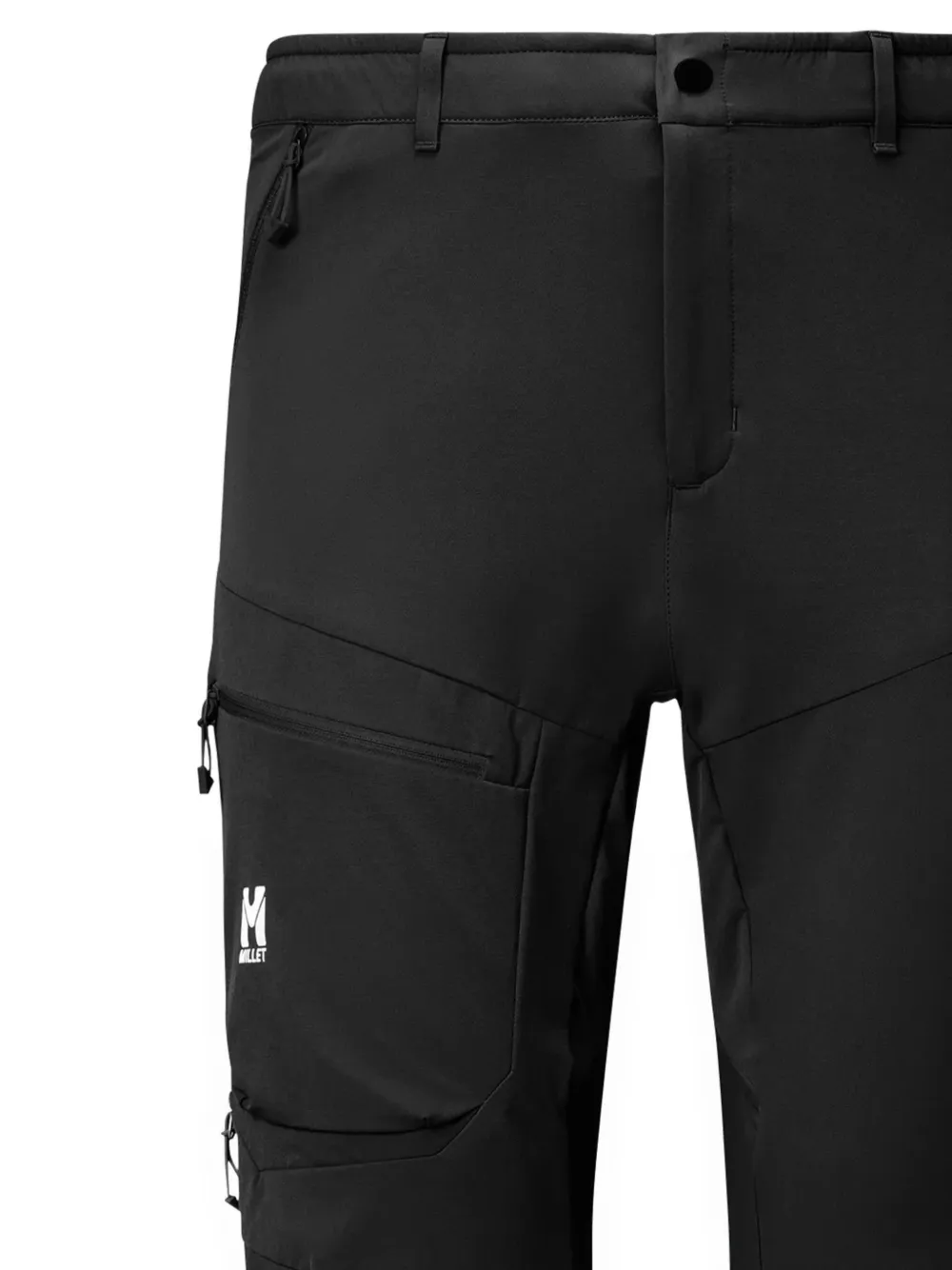 Pascal Millet logo-detail side-pocket trousers - Zwart