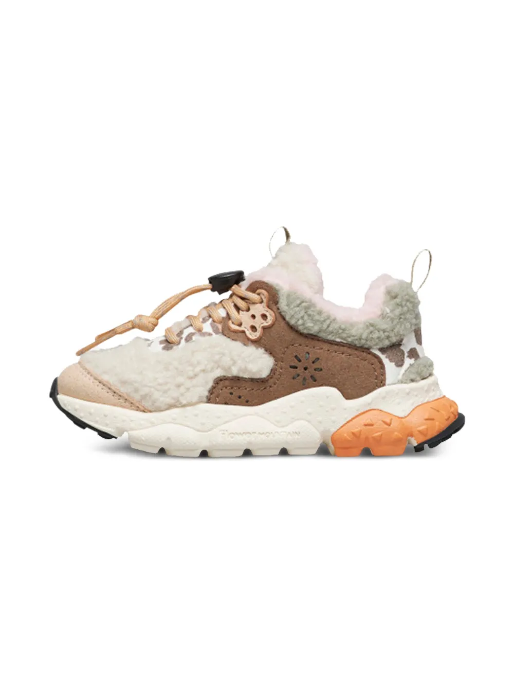 NATURINO Trui met bloemdetail Beige