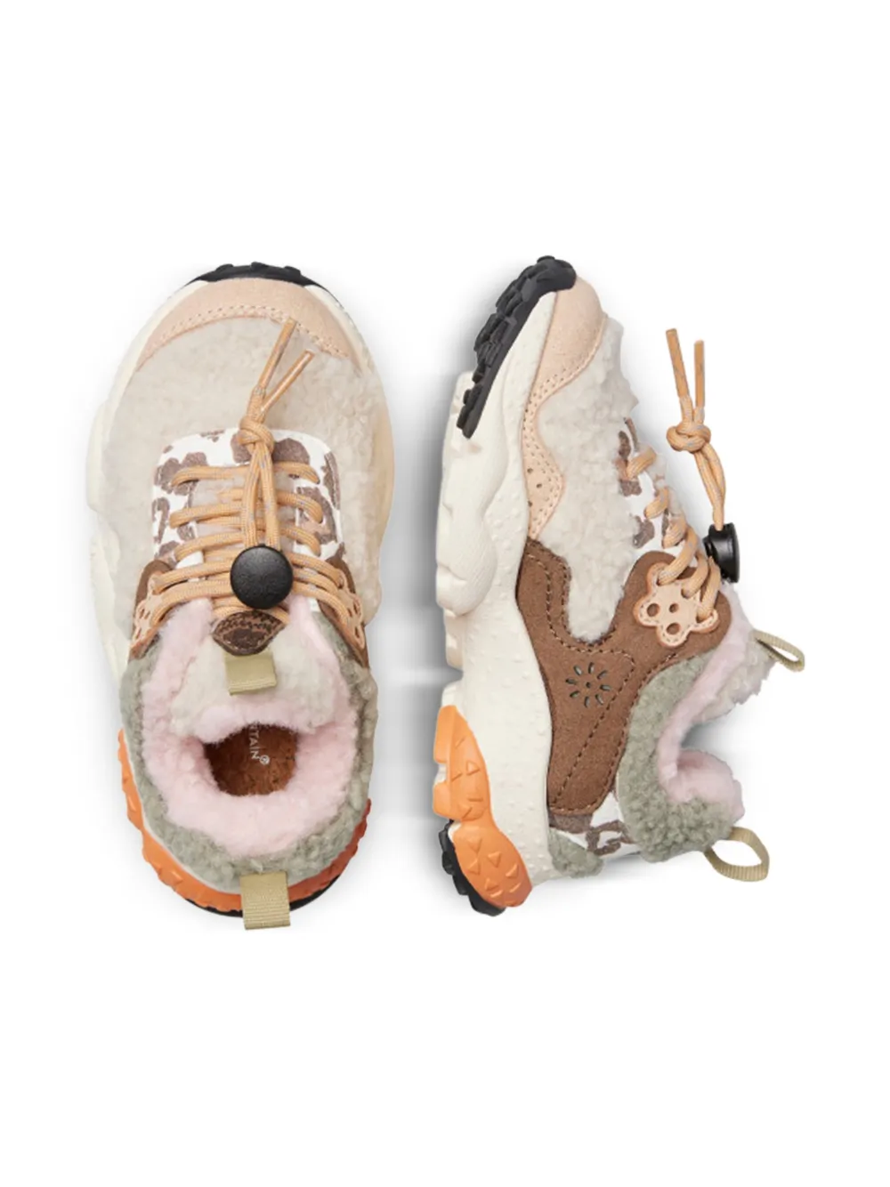 NATURINO Trui met bloemdetail Beige