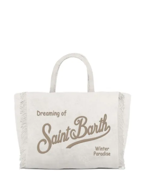 MC2 Saint Barth cabas Colette en velours à franges