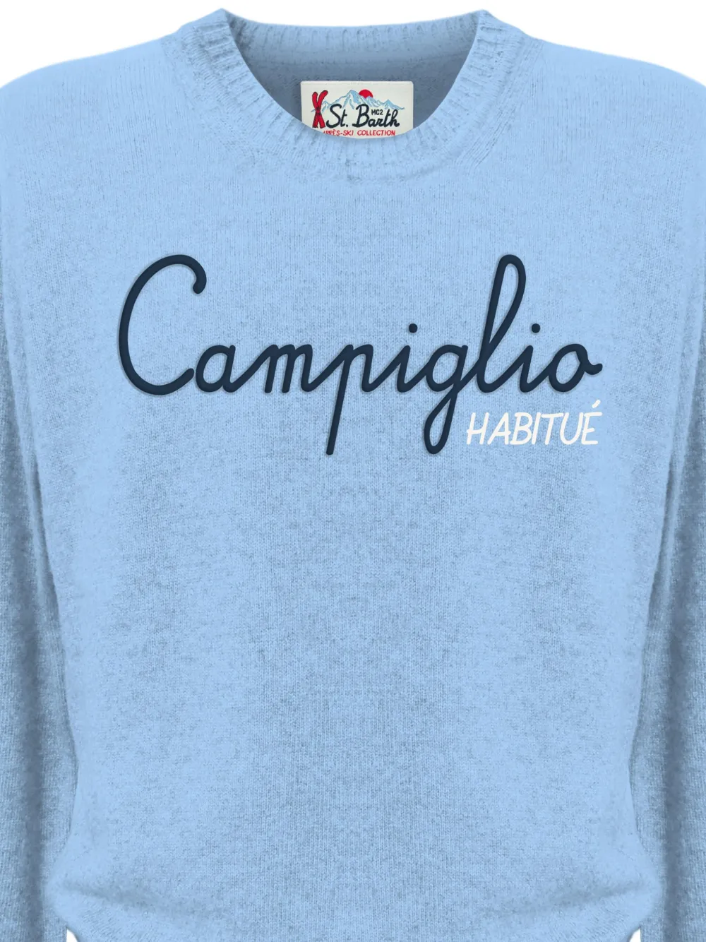 MC2 Saint Barth Heron embroidered sweater - Blauw