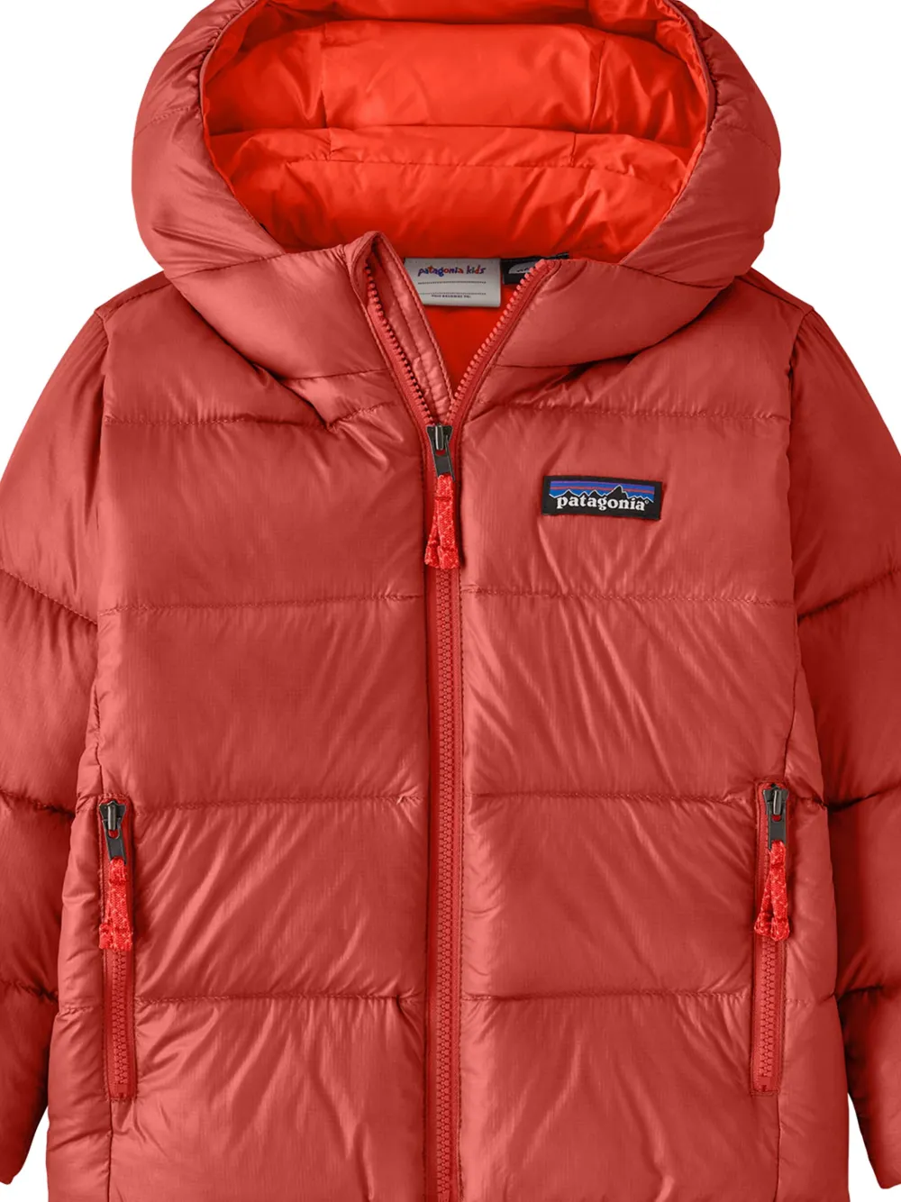 Patagonia Hooded Zip-fastening Jacket In Red