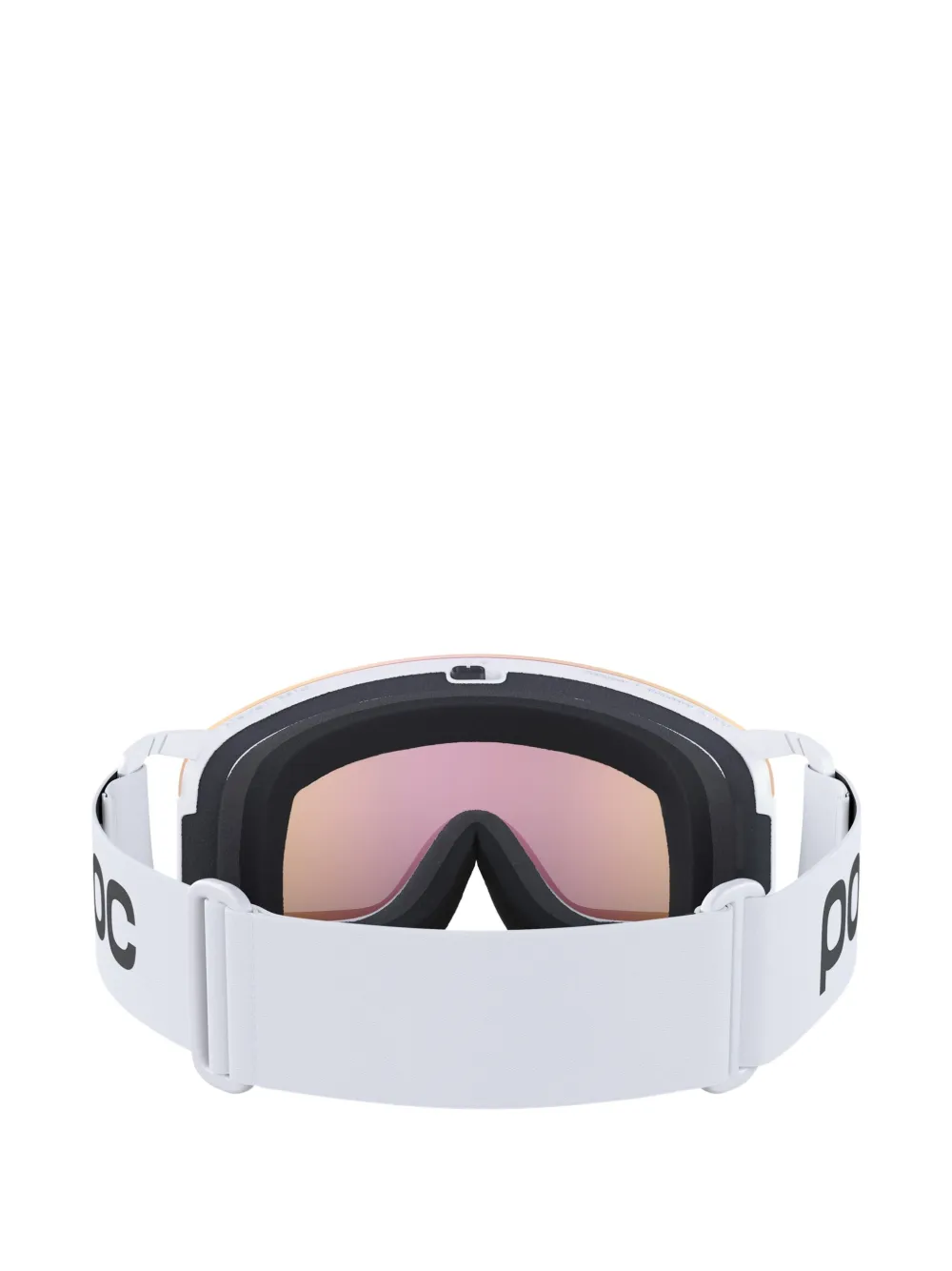 Poc Shield-frame Mirrored Goggles In White
