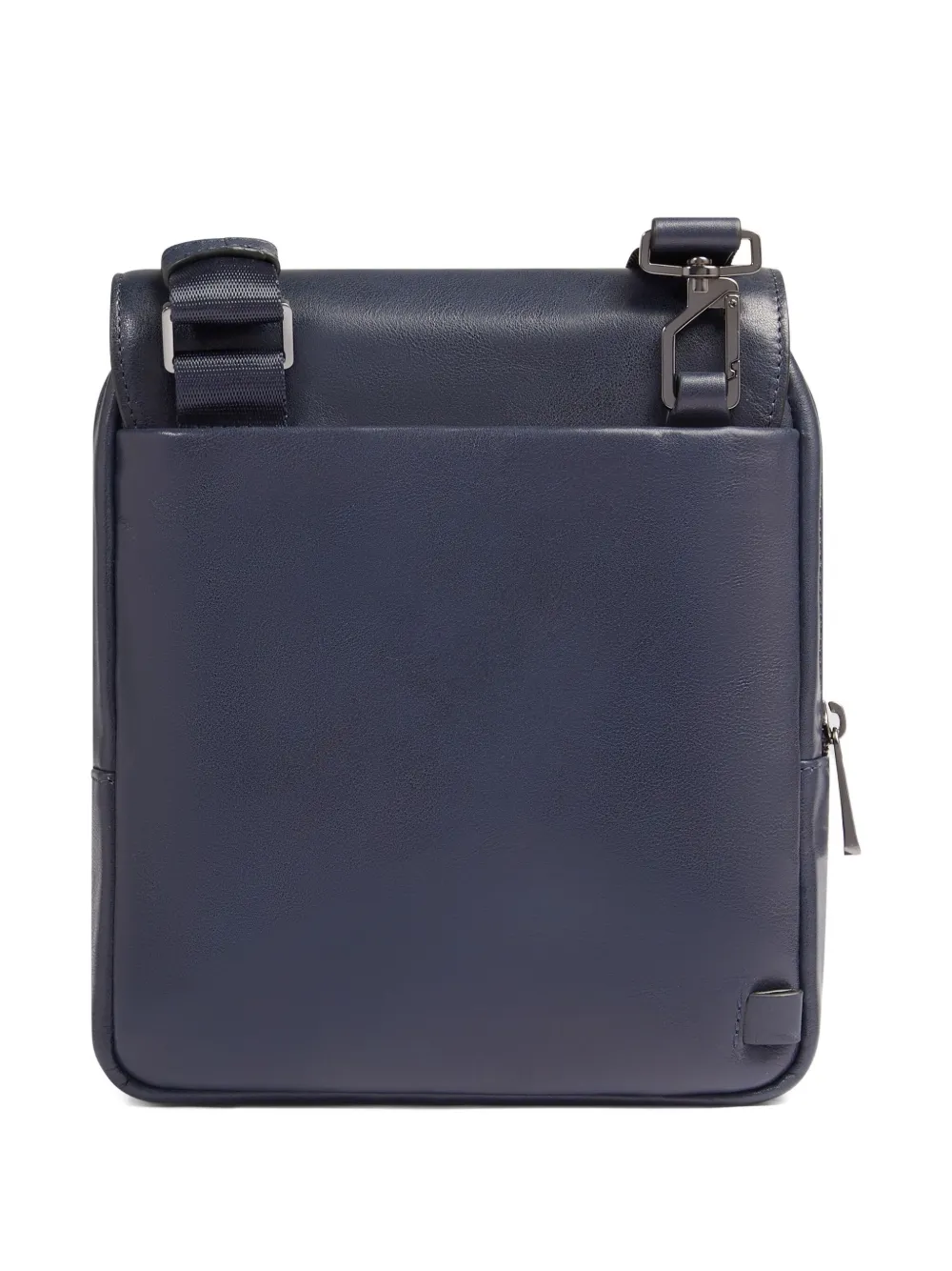 Piquadro Flap-detail Shoulder Bag In Blue