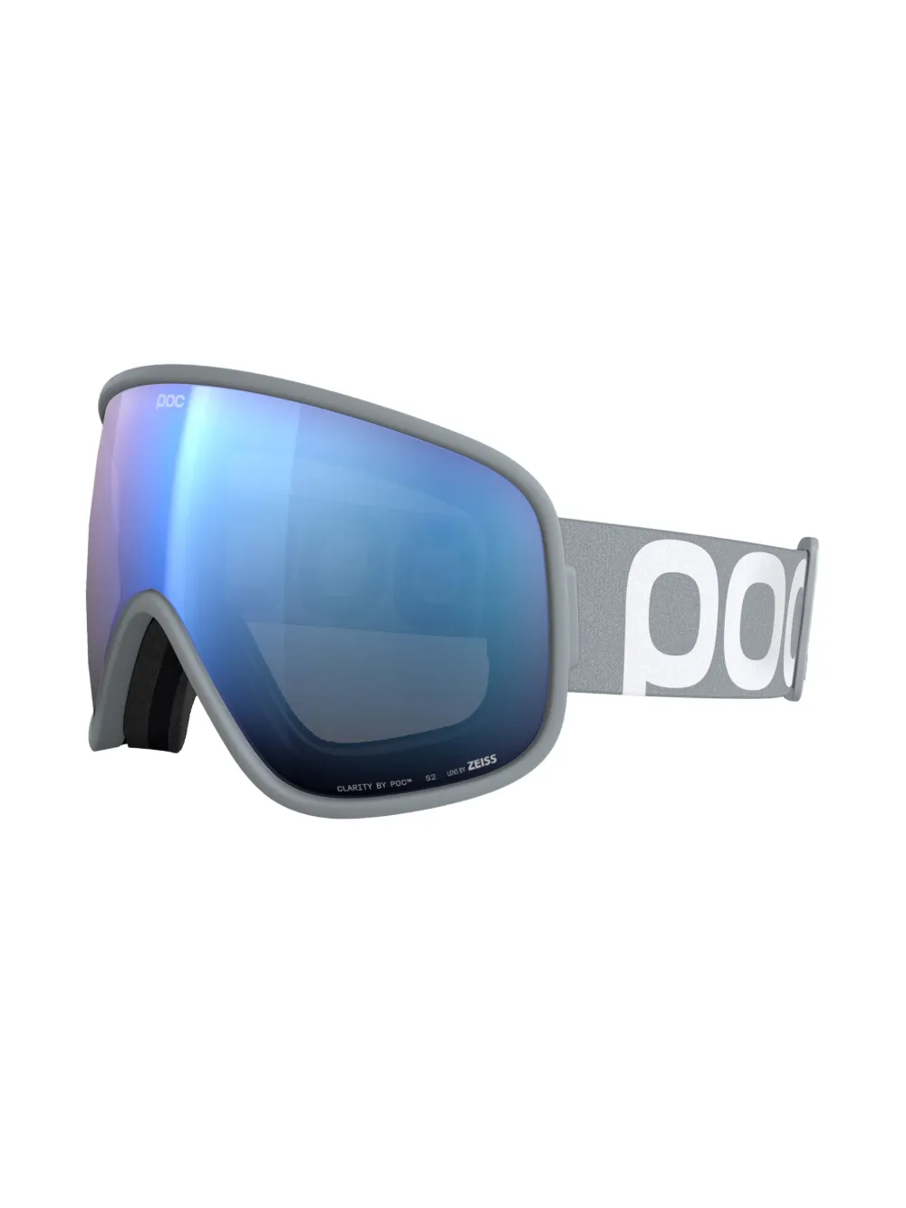 POC Skibril met logoband Grijs