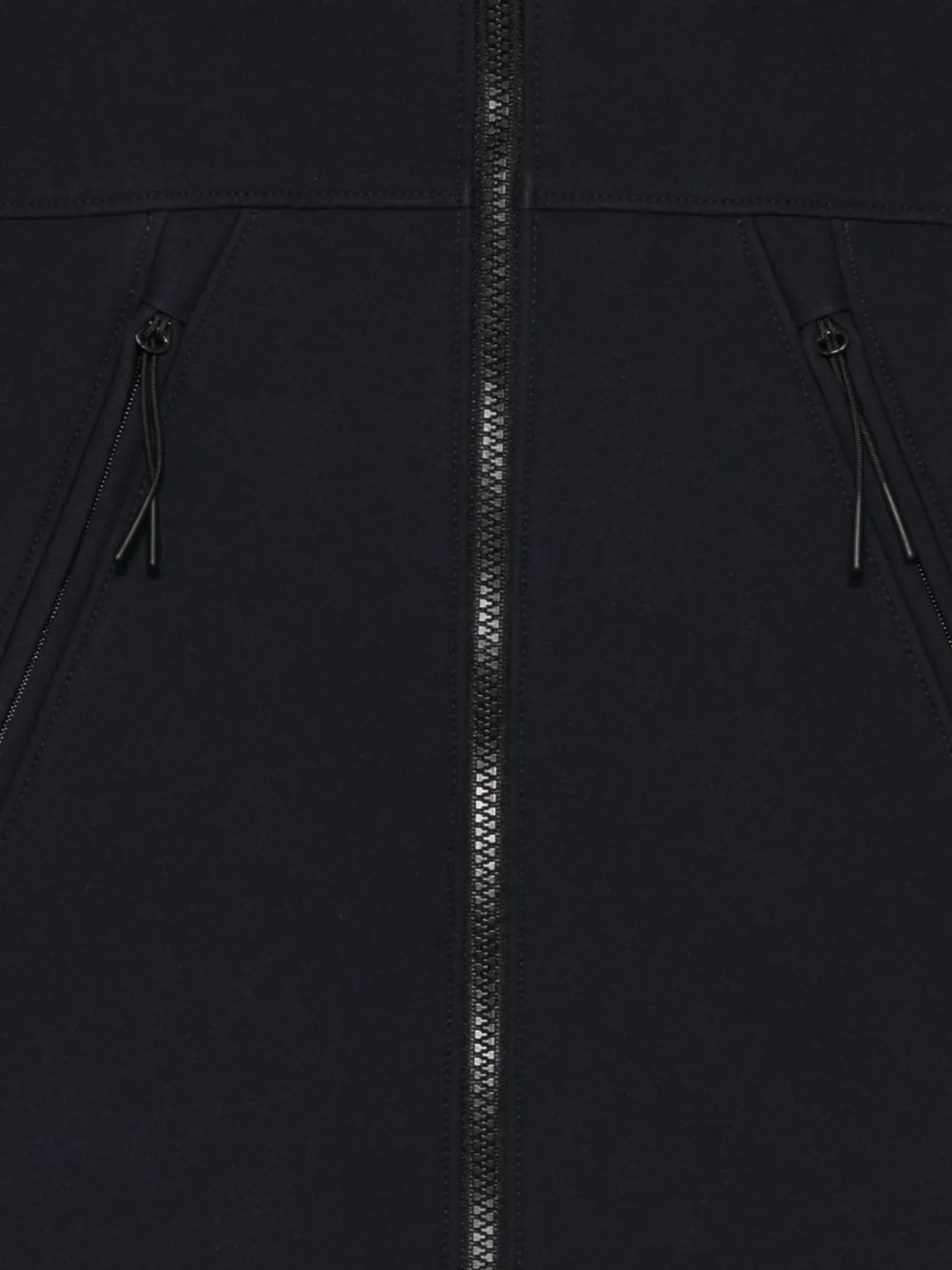 C.P. Company Kids hooded zip-up jacket Blauw