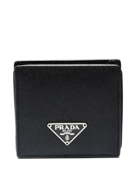 Prada Pre-Owned 2010-2020s Saffiano Portemonnaie mit Triangel-Logo