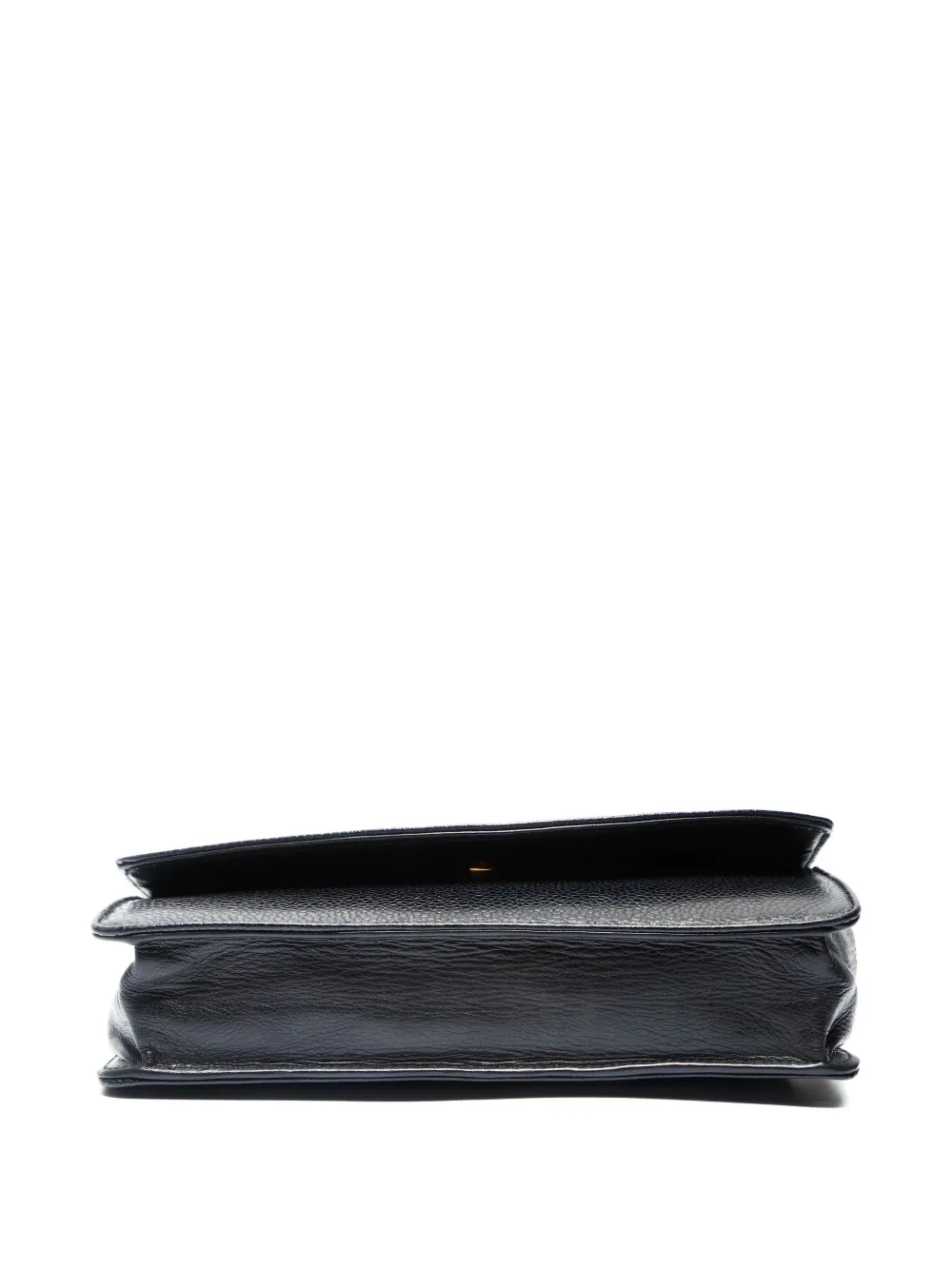 Pre-owned Chanel 1996-1997 Cc-mark Chain Crossbody Bag In Black