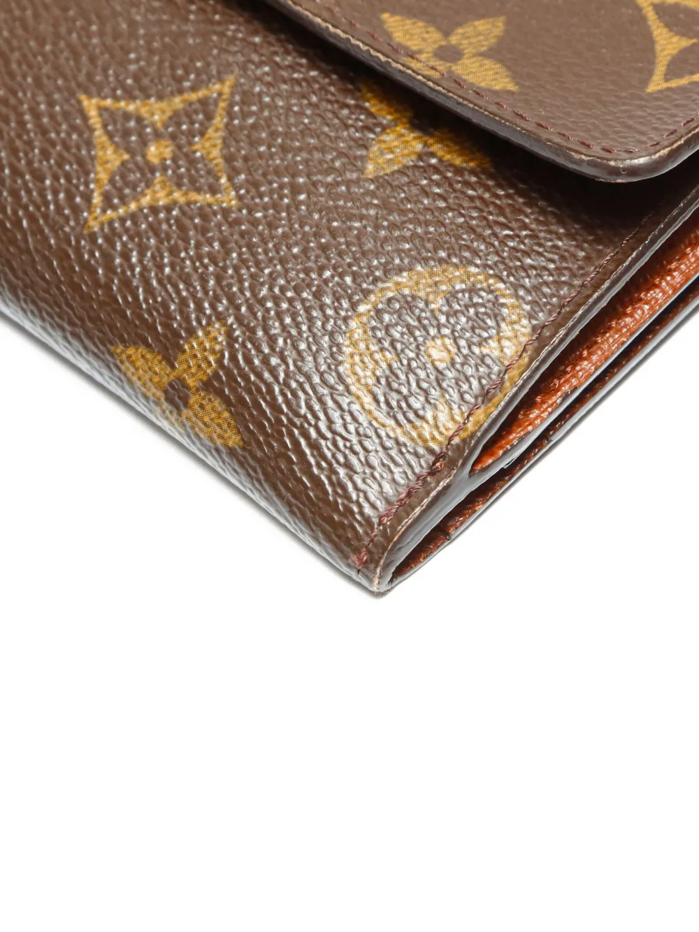 Pre-owned Louis Vuitton 2003 Ludlow-monogram Wallet In Brown