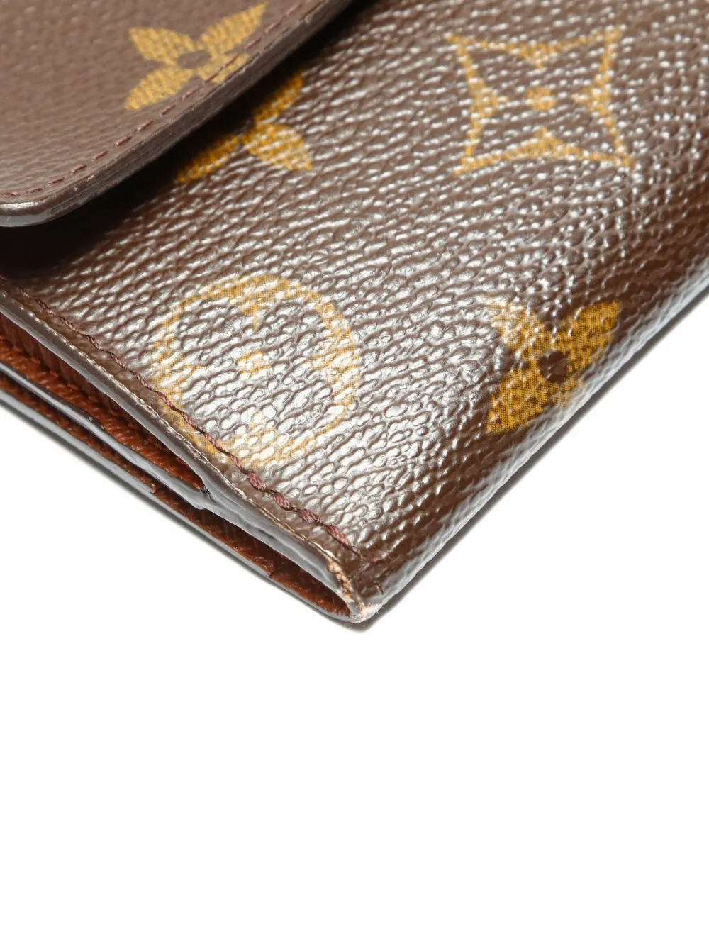 Pre-owned Louis Vuitton 2003 Ludlow-monogram Wallet In Brown