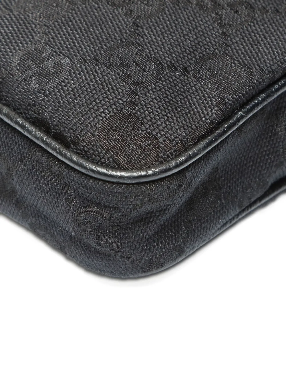 Pre-owned Gucci 2000-2015s Gg Canvas Cigarette Case In Black