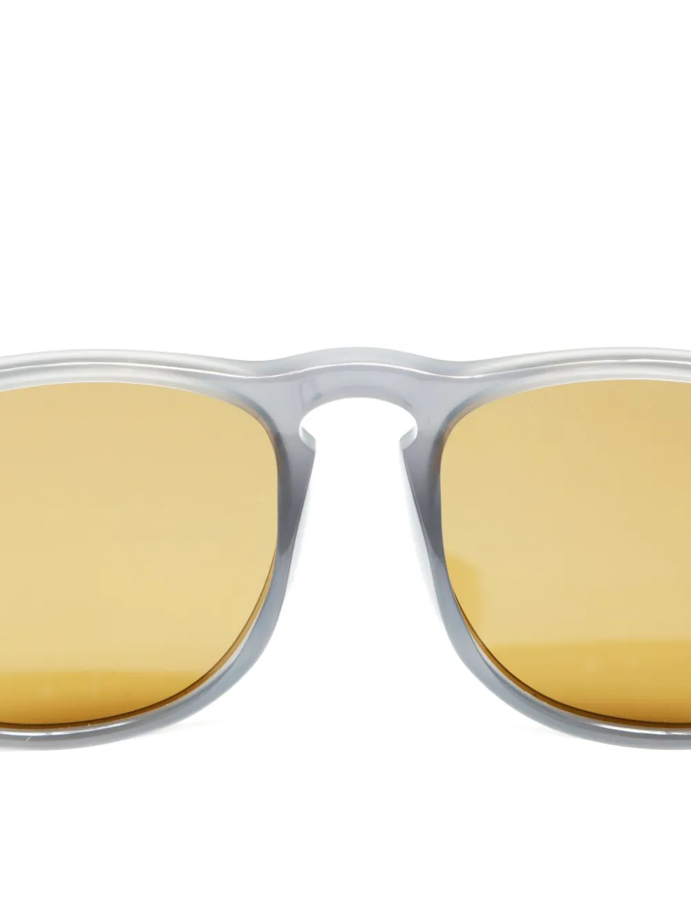 Pre-owned Gucci 2000-2020s Logo Square-frame Sunglasses In Gray