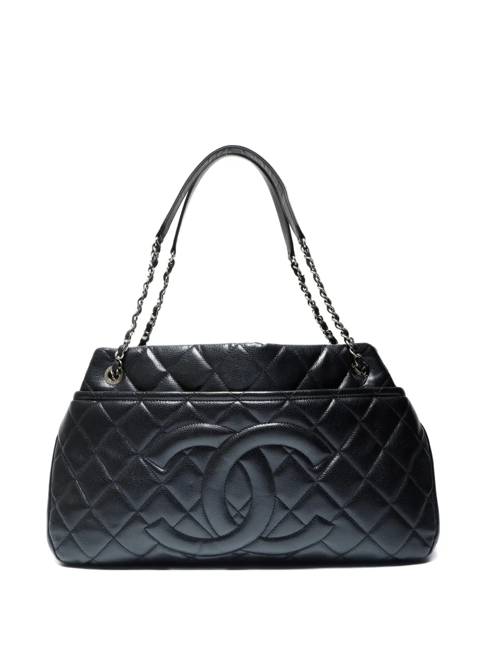CHANEL Pre-Owned 2013-2014 タイムレス マトラッセ ショルダーバッグ - ブラック CHANEL Pre-Owned 2013-2014 タイムレス マトラッセ ショルダーバッグ - ブラック