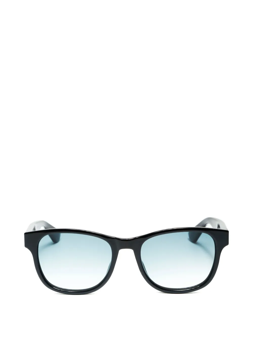 Pre-owned Gucci 2010-2020s Logo Gradient-lens Sunglasses In Black