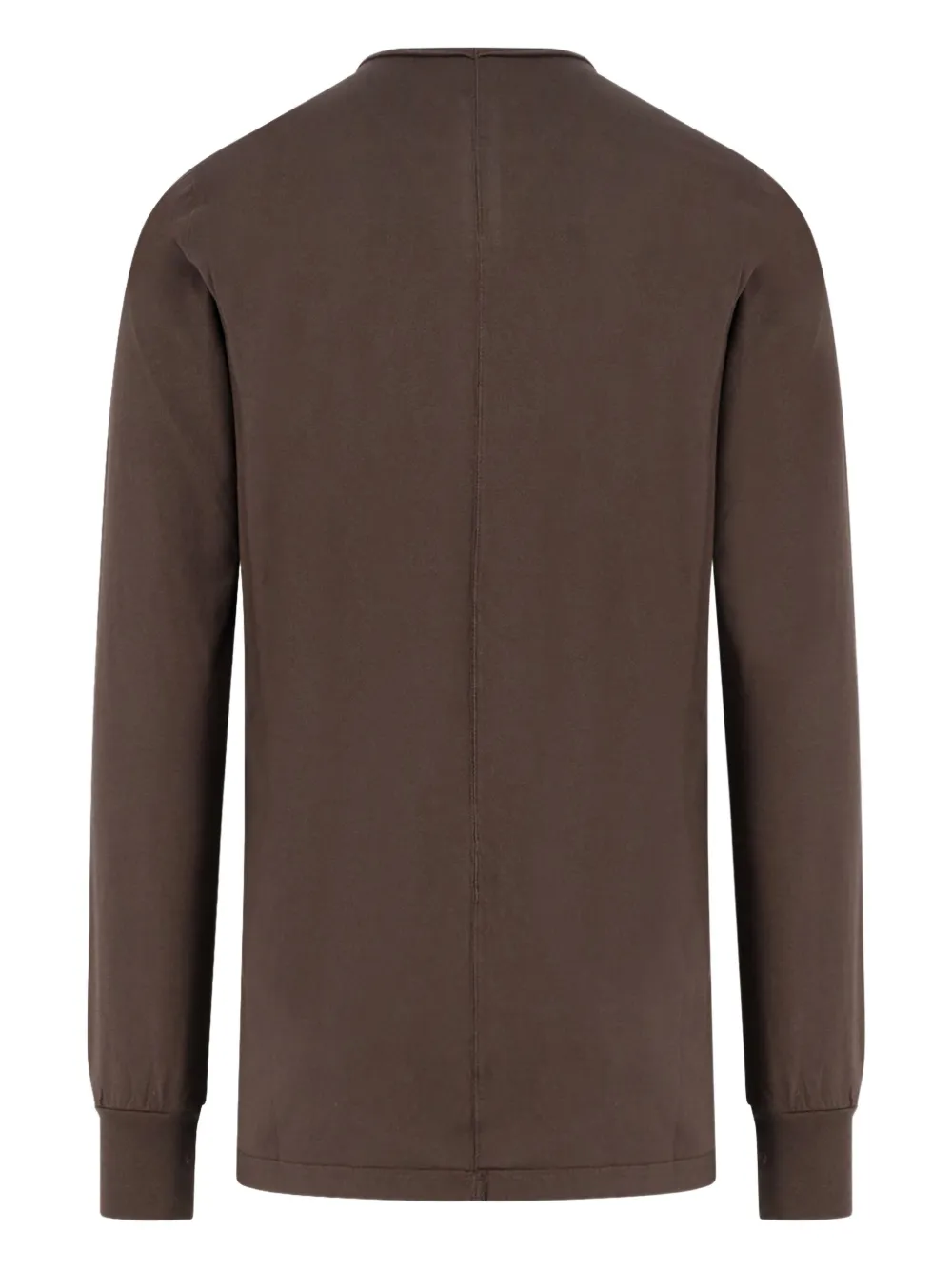 Rick Owens DRKSHDW logo-print long-sleeved T-shirt - Bruin