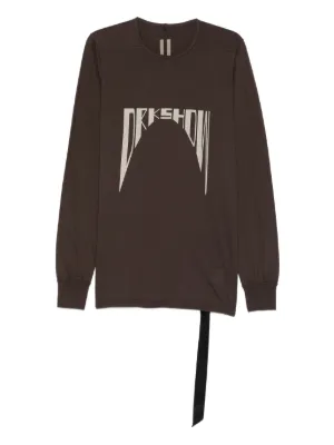 トップス RICK OWENS DRKSHDW Long Sleeve T-shirt Rick Owens DRKSHDW Jumbo Long Sleeve T-Shirt in Black | SVD