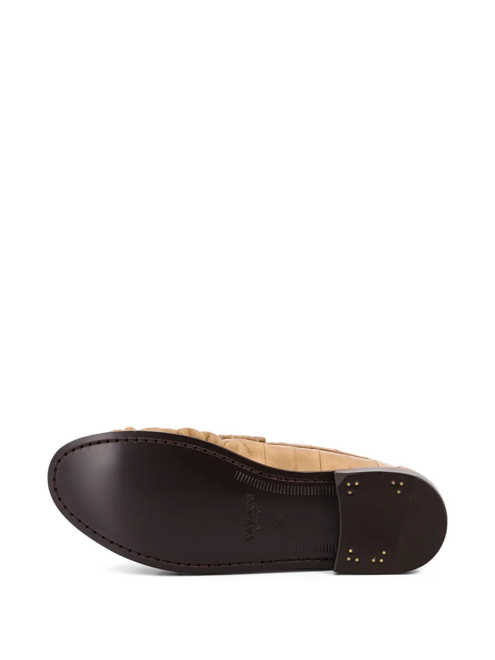 Saint Laurent Le Loafer penny loafers Beige