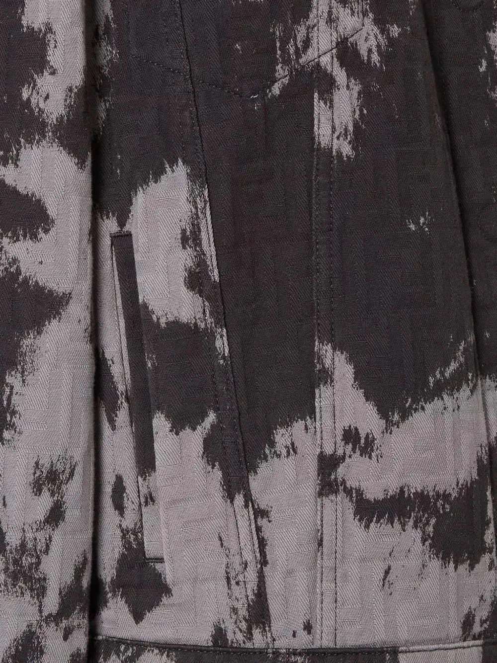 Fendi Women Ff Animalier Denim Jacket In Multi