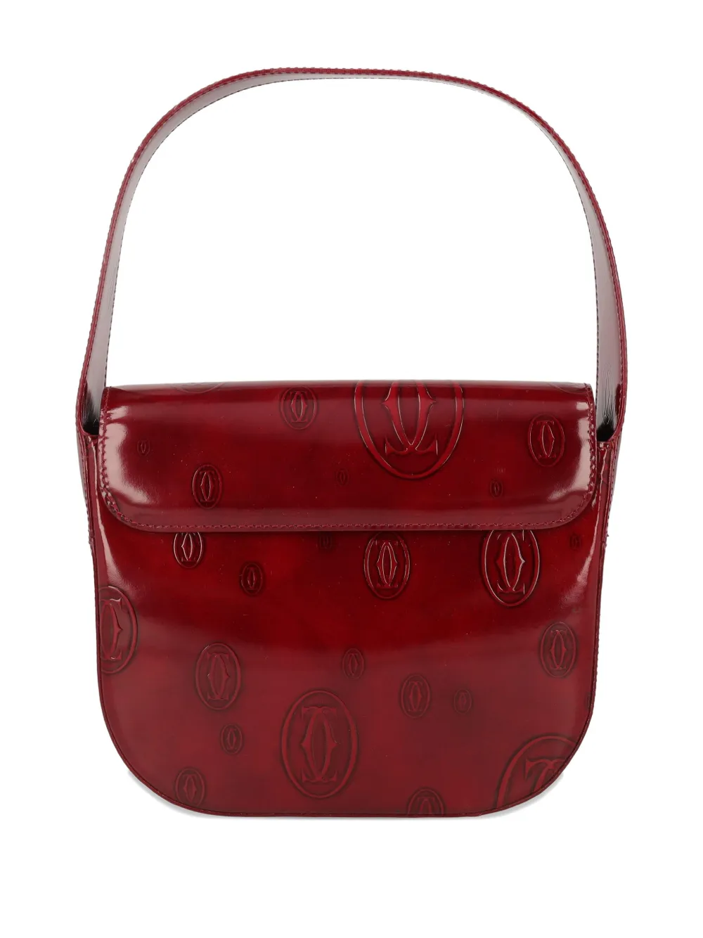 Pre-owned Cartier Happy Birthday Mini Tote Bag In Red